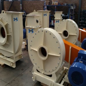 Repiar and overhaul centrifugal food process fan